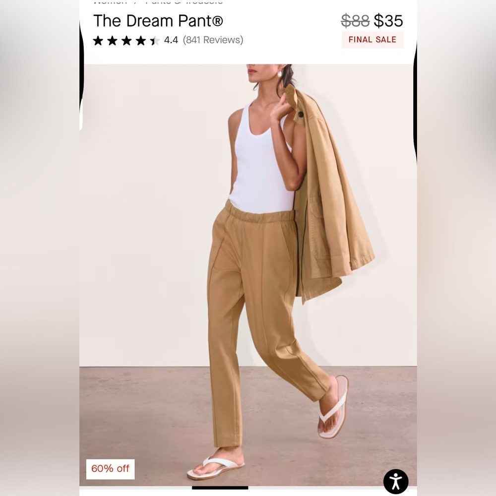 Everlane pants size Small